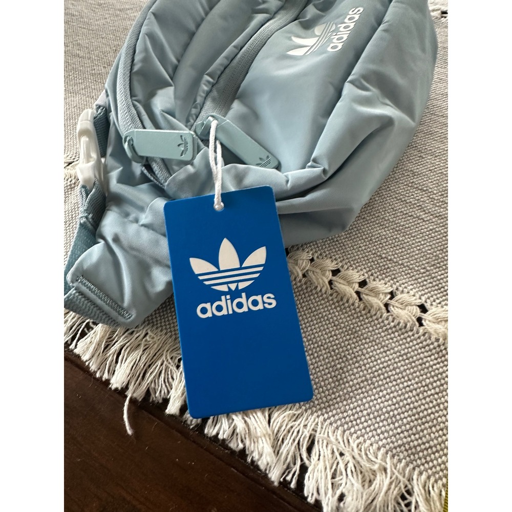 Adidas Originals National Waist Pack Ash Grey White Fanny Pack 146838C NEW